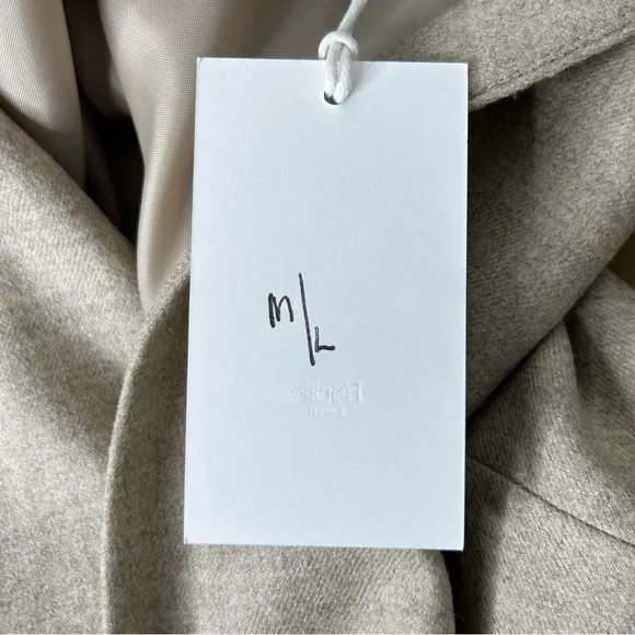 Frankie Shop Wool-Blend Wrap Blazer MISSING BELT NWT M/L