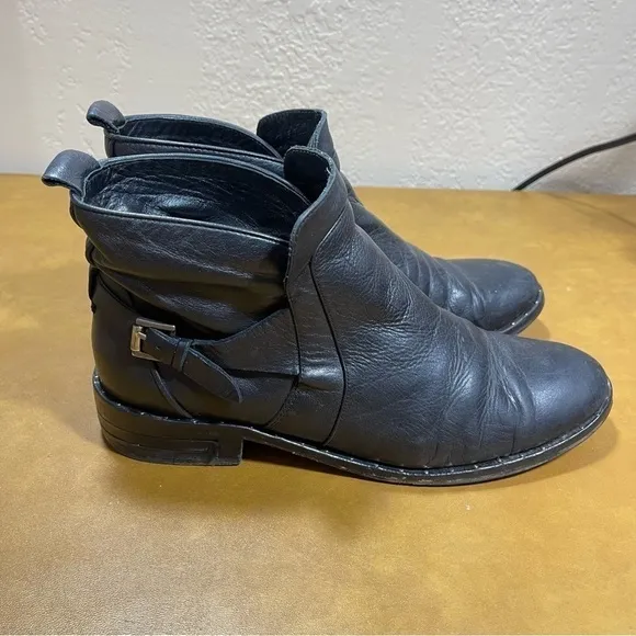 Freda Salvador Black Star Jodhpur Leather Boots Size 8.5 Women
