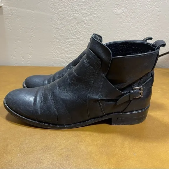 Freda Salvador Black Star Jodhpur Leather Boots Size 8.5 Women