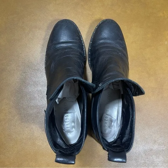 Freda Salvador Black Star Jodhpur Leather Boots Size 8.5 Women