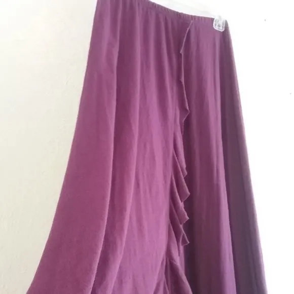 Free People Beach Faux Wrap Ruffle Flounce Maxi Skirt/Dress