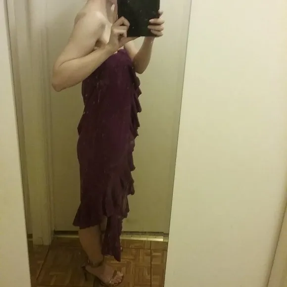Free People Beach Faux Wrap Ruffle Flounce Maxi Skirt/Dress