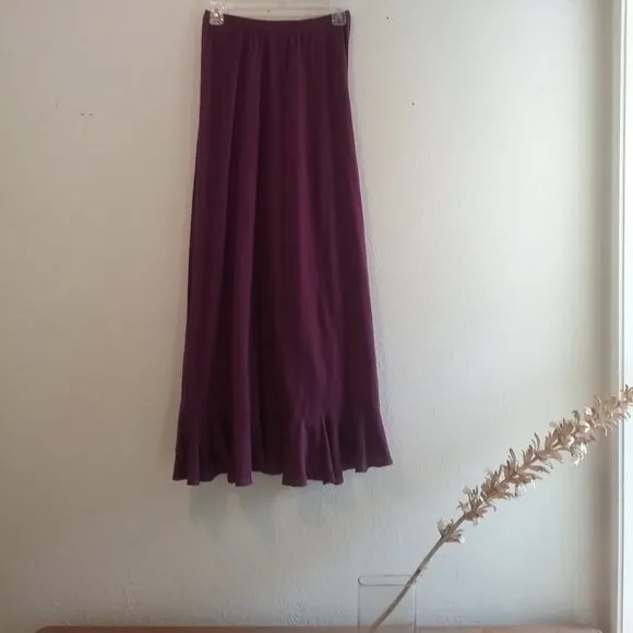 Free People Beach Faux Wrap Ruffle Flounce Maxi Skirt/Dress