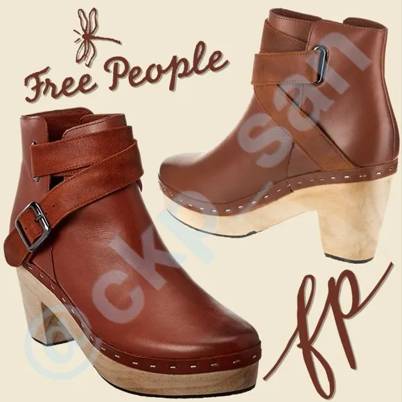 Free People Bungalow Clog Boots Sz EU 38