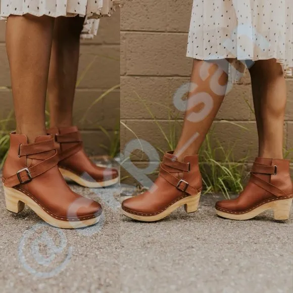 Free People Bungalow Clog Boots Sz EU 38
