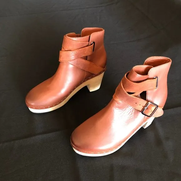 Free People Bungalow Clog Boots Sz EU 38