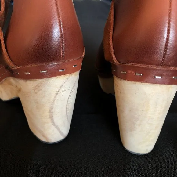 Free People Bungalow Clog Boots Sz EU 38