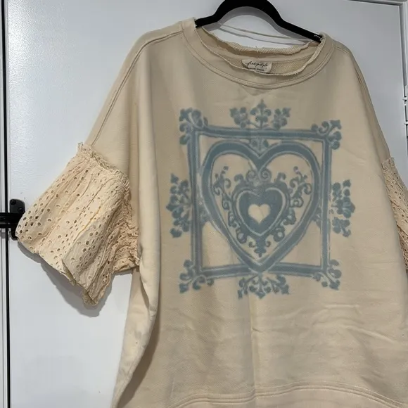 Free people Doily Sweatshirt