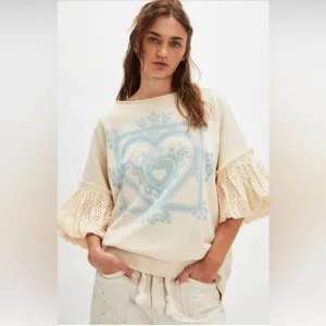 Free people Doily Sweatshirt