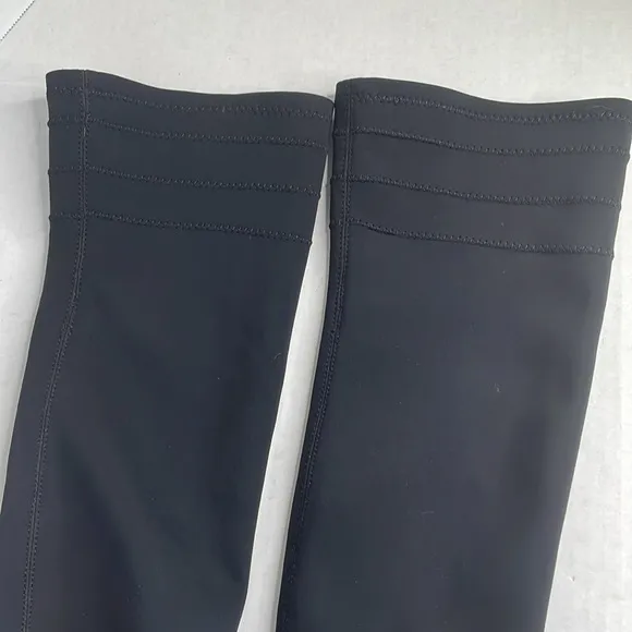 Free People Outer Limits thigh-high over-the-knee black stretch boots