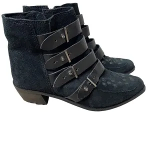 Free People Ranger  Black Ankle Boot Size 7