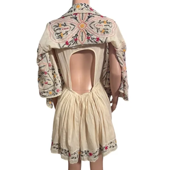 FREE PEOPLE Women’s Frida Embroidered Mini Dress