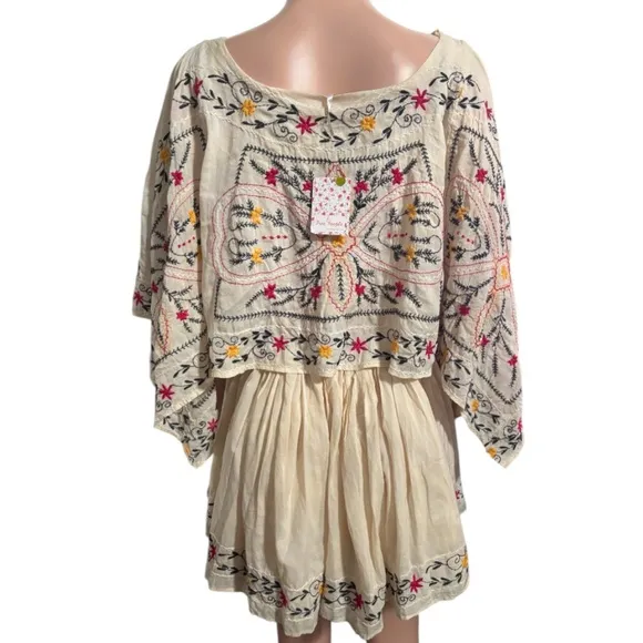 FREE PEOPLE Women’s Frida Embroidered Mini Dress