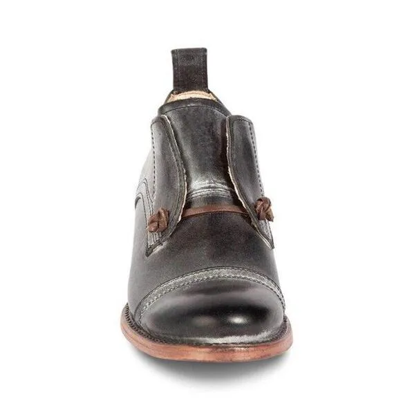 Freebird MABEL Distressed  Black Leather Oxford Shoes Women size US 5 EUR 35