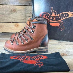Freebird Women's Hiker Leather Boots - Rust Suede - 7 - New in box