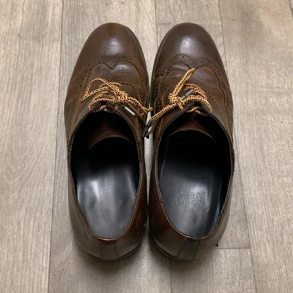 Freebirds By‎ Steven Felix Wingtip Lace Up Distressed Casual Leather Shoes