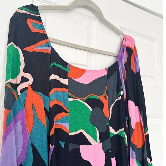 FRNCH Paris Jenine Floral Long Sleeve Dress Size Small