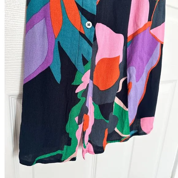 FRNCH Paris Jenine Floral Long Sleeve Dress Size Small