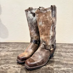 Frye 12R Leather Harness Boots