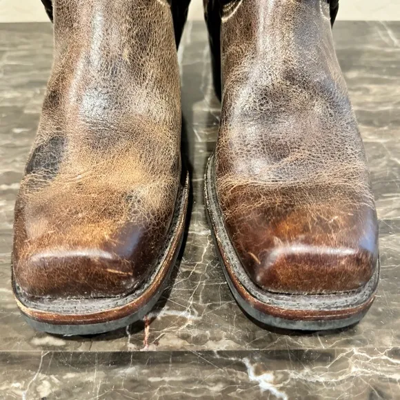 Frye 12R Leather Harness Boots