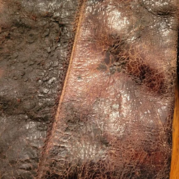 Frye 6.5 Brown Leather Distressed Glazed Crackle MELISSA Button Riding Boots