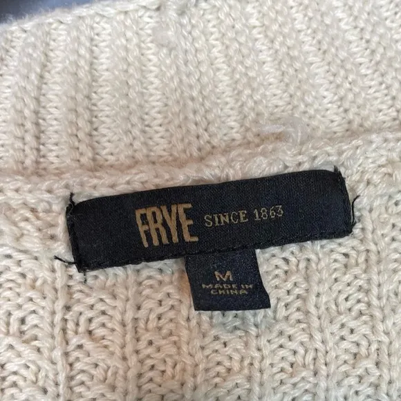 FRYE | Chunky knit open cardigan sweater
