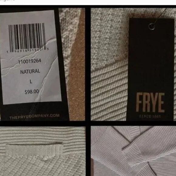 FRYE | Chunky knit open cardigan sweater