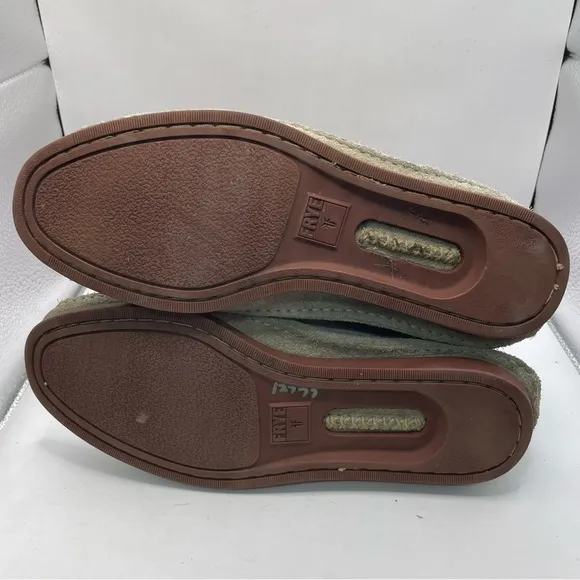Frye Mason Chukka Men’s size 9 Tan/steel Gray Suede Leather Boot Shoes Lace Up