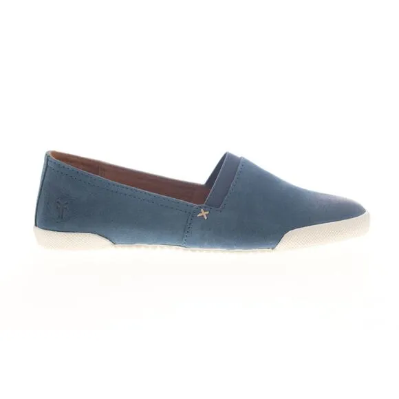 FRYE Melanie Loafer Women sz 7.5M Slip-on Leather Sea Blue Coastal Nautical