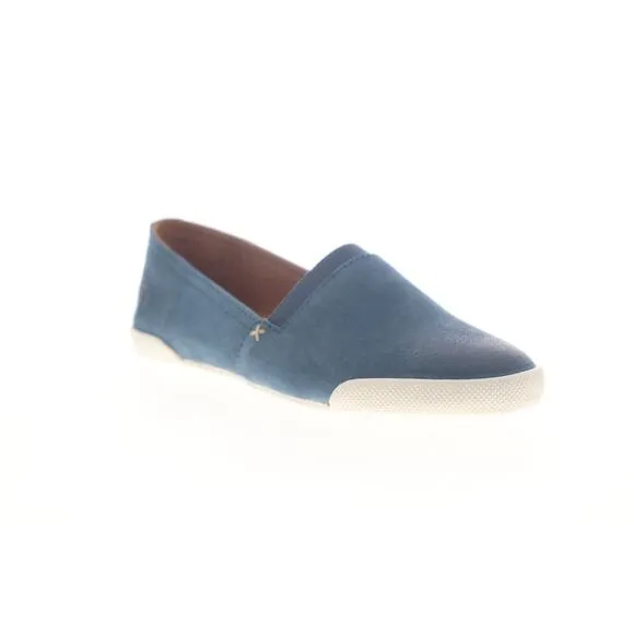 FRYE Melanie Loafer Women sz 7.5M Slip-on Leather Sea Blue Coastal Nautical