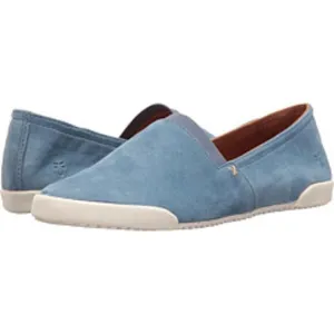 FRYE Melanie Loafer Women sz 7.5M Slip-on Leather Sea Blue Coastal Nautical