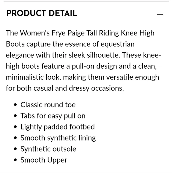 Frye Paige Leather Knee High Riding Tall Boots In Cognac sz 6 Brand New!!