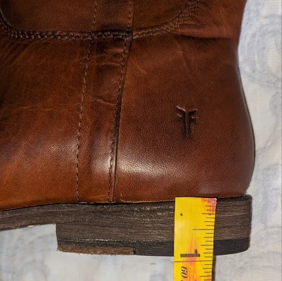 Frye Paige Leather Knee High Riding Tall Boots In Cognac sz 6 Brand New!!