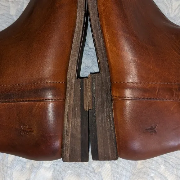 Frye Paige Leather Knee High Riding Tall Boots In Cognac sz 6 Brand New!!