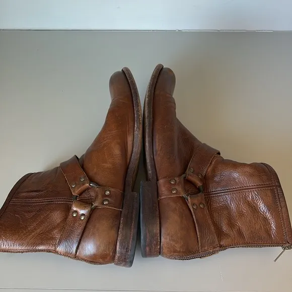 Frye Phillip Harness Boots Size 10D