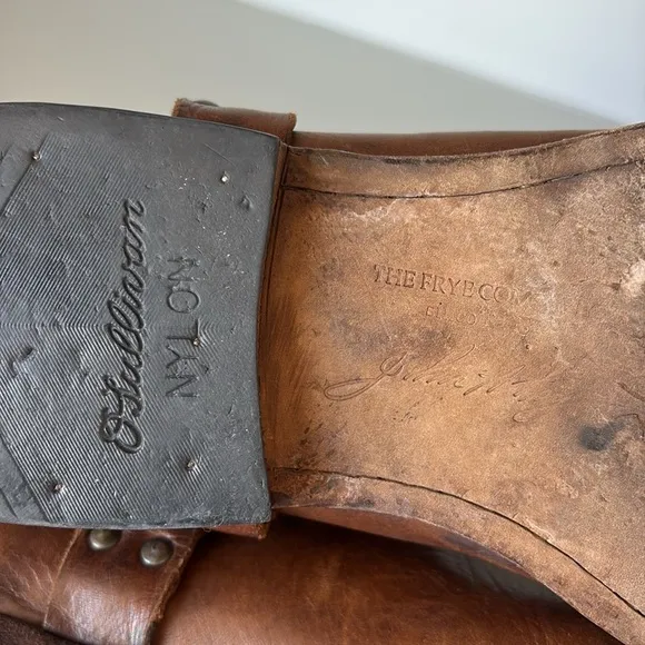 Frye Phillip Harness Boots Size 10D