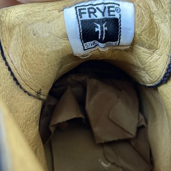 Frye Phillip Lace Up Work Boots Size 11 Black