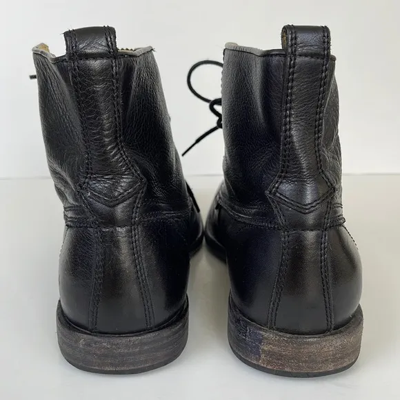Frye Phillip Lace Up Work Boots Size 11 Black