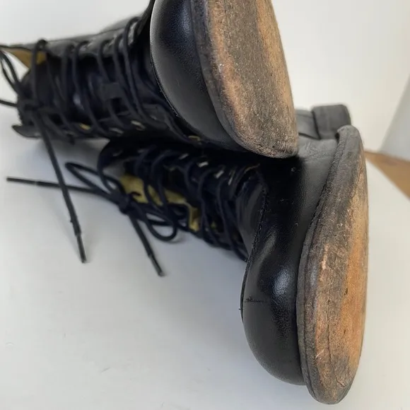 Frye Phillip Lace Up Work Boots Size 11 Black