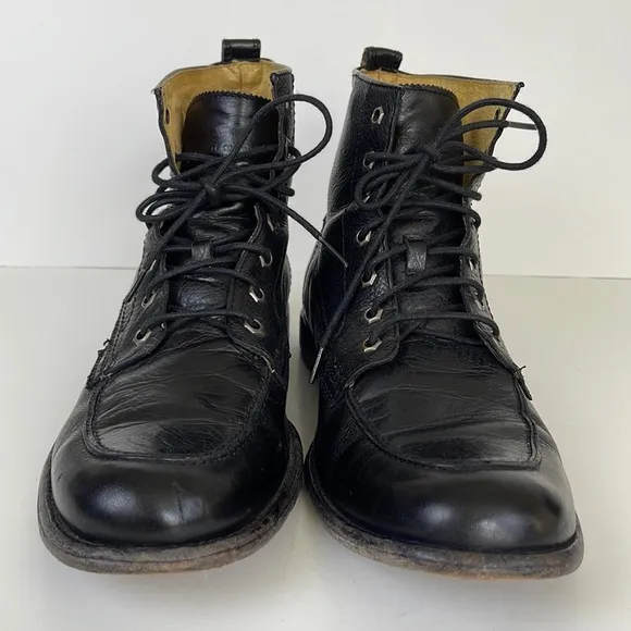 Frye Phillip Lace Up Work Boots Size 11 Black