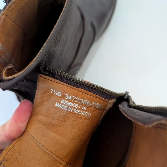 Frye | Size 7.5 | Women's Brown Leather Engineer Boots