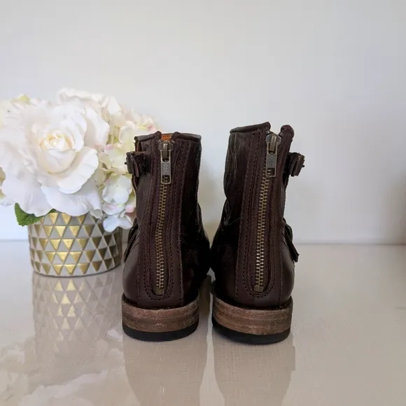 Frye | Size 7.5 | Women's Brown Leather Engineer Boots