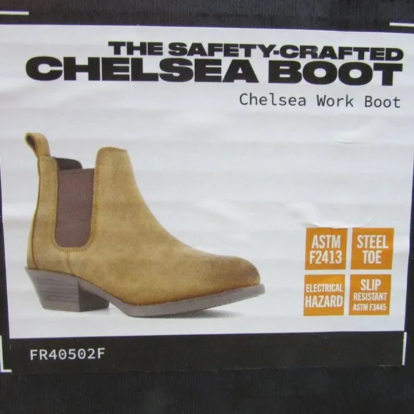 Frye Supply Women's Chelsea Safety Steel Toe Work Boot FR40502F