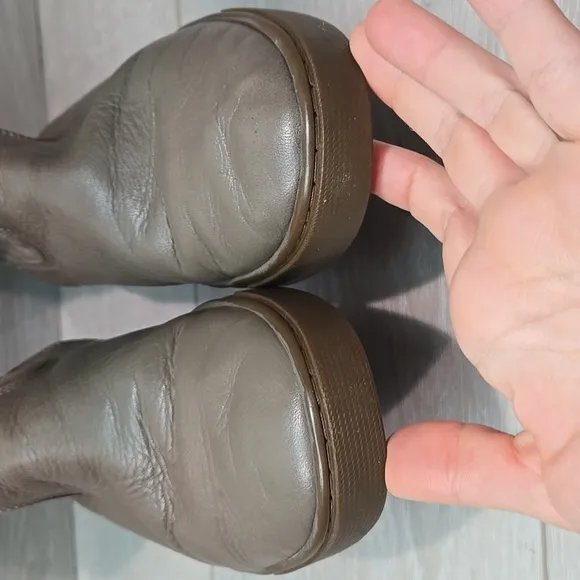 Frye Women Leather Ankle Fur Boots Shoes Sz 8M