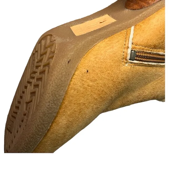 Frye Y2K Sherpa Lined Heeled Leather Boots