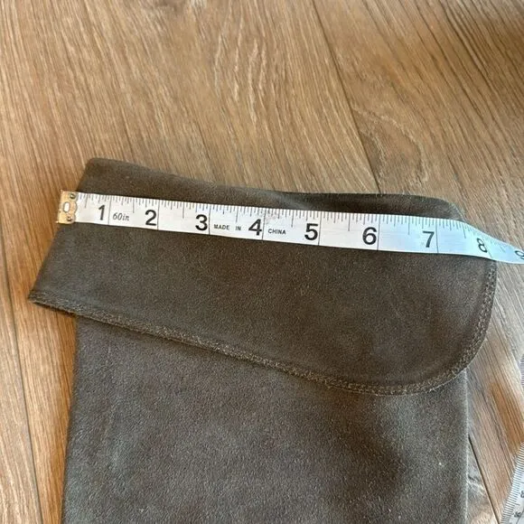 FRYE SUEDE LUCINA SLOUCH BOOT SIZE 7 KNEE HIGH OR OVER THE KNEE EEEUC