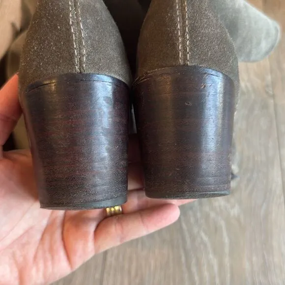 FRYE SUEDE LUCINA SLOUCH BOOT SIZE 7 KNEE HIGH OR OVER THE KNEE EEEUC