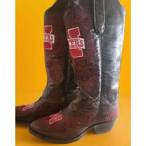 Gameday Women's Western Boot University of Nebraska Cornhuskers Sz 5.5 NEW NWT