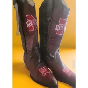 Gameday Women's Western Boot University of Nebraska Cornhuskers Sz 5.5 NEW NWT