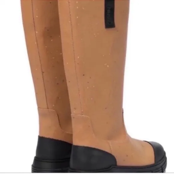 GANNI Country Tall Lug Sole Boot 8 / 38